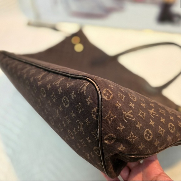 Louis Vuitton Neverfull MM Monogram Ideal Fuzan Dark Brown - Picture 10 of 15